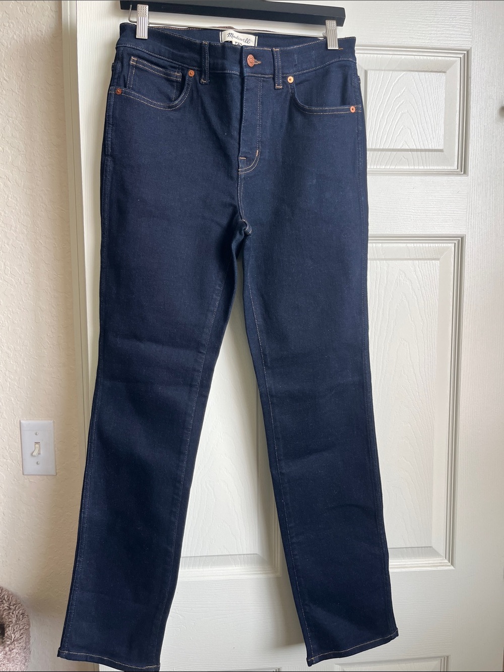 NWT Madewell Mid-Rise Stovepipe Jeans